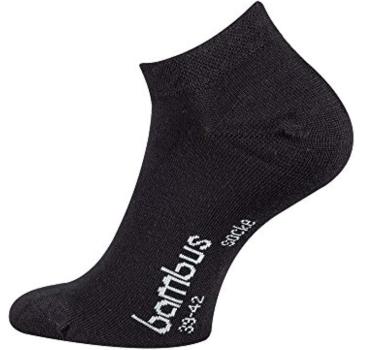 Preview: 6 Paar TippTexx 24 Bambus Sneakersocken für Kinder